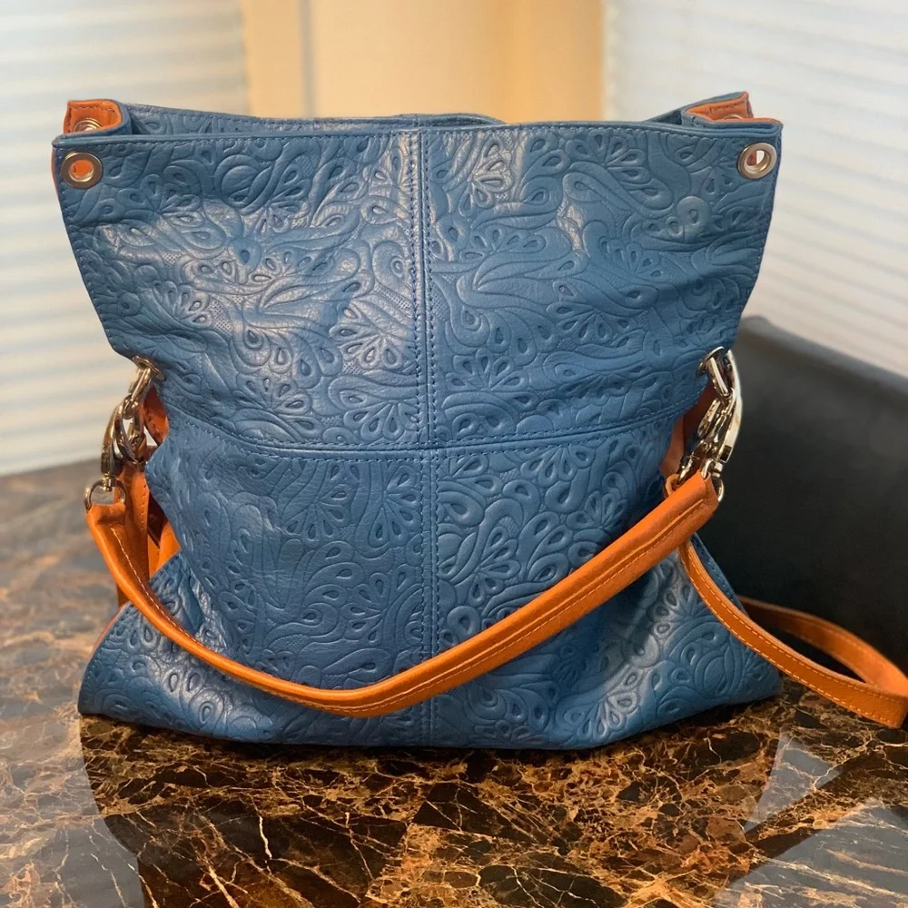 Santa Firenze leather crossbody purse - Picture 2 of 6